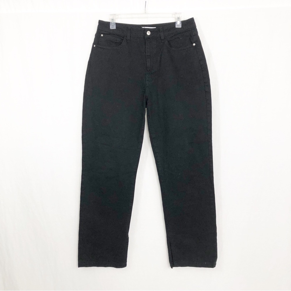 We Wore What Wide Leg High Rise Jeans, Size 31, Black